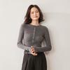 Lekasha Women's Round Neck Cashmere Sweater - New Spring/Autumn Knitted Pullover