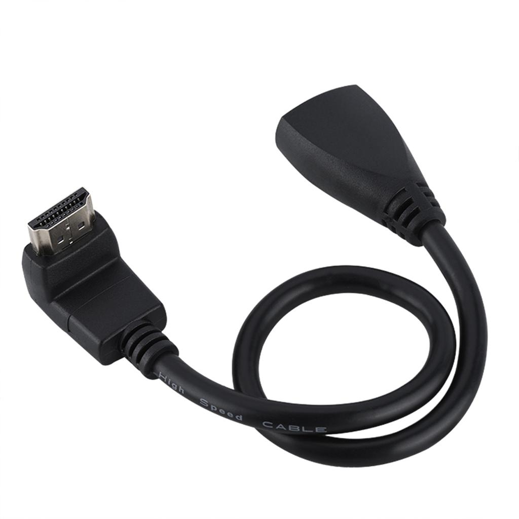 Hochwertiges Full HD1080p HDMI-Kabel HDMI-Stecker auf Buchse (90-Grad-Biegung)