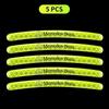 CSC1 Car Wheel Fluorescent Sticker Hub Sticker Reflective Warning for Mercedes Benz B/C/E/S Class A Class C200L GLC GLK New CLA GLA