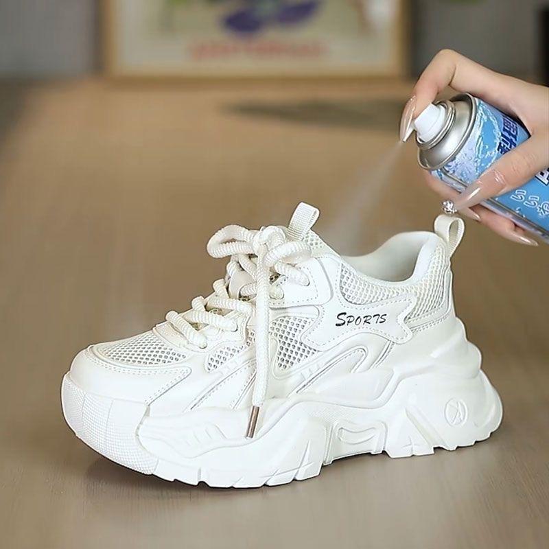 

Casual shoes women s 2025 summer new trend elegant wind breathable versatile non-slip fashion white shoes women 36