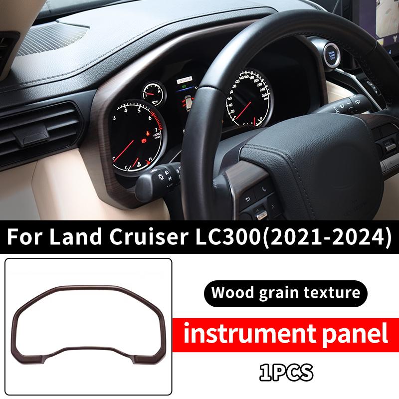 For 2021-2025 Toyota Land Cruiser LC300 300 High Configuration Peach Wood Texture Interior Accessories Upgraded Modification
