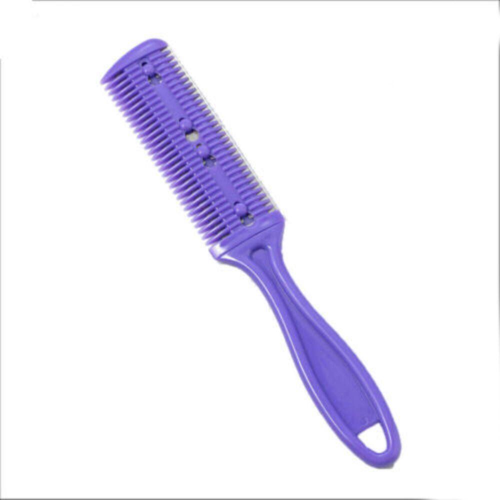 

Styler Scissors Tool Metal Shaper Comb Hair Razor Trimmer Double Cutting фиолетовый