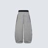 American Style Color Block Sweatpants Embroidered Loose Fit Taperable Casual Pants Fitness Dance