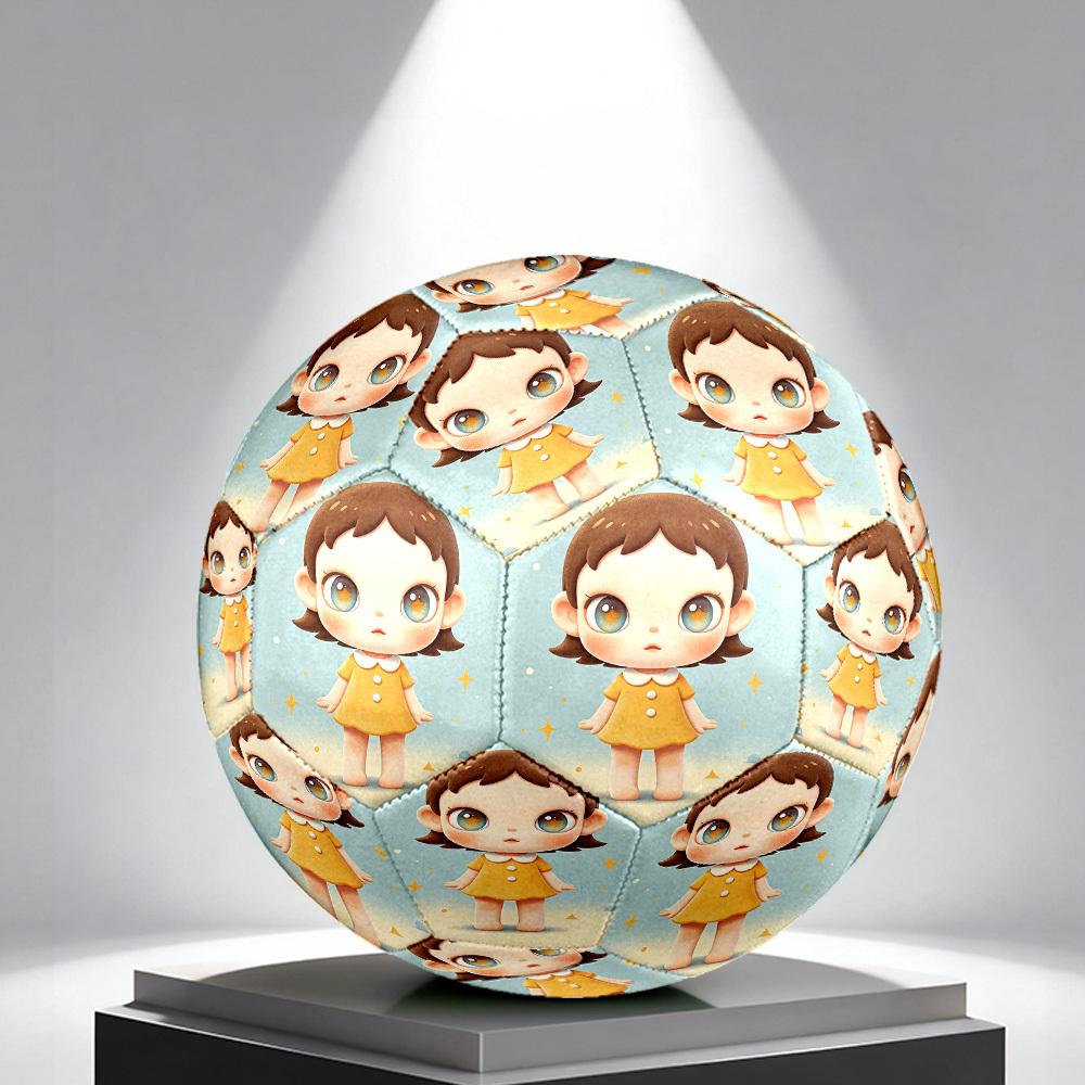 1pc Starry Night Dream Themed Soccer Ball, Size 5, Lightweight PVC Material, Outdoor Training Soccer Ball Gift. q62213