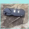 Multi Tool Knife Sharpener With Tungsten Steel Rod For Outdoor Camping And Hiking