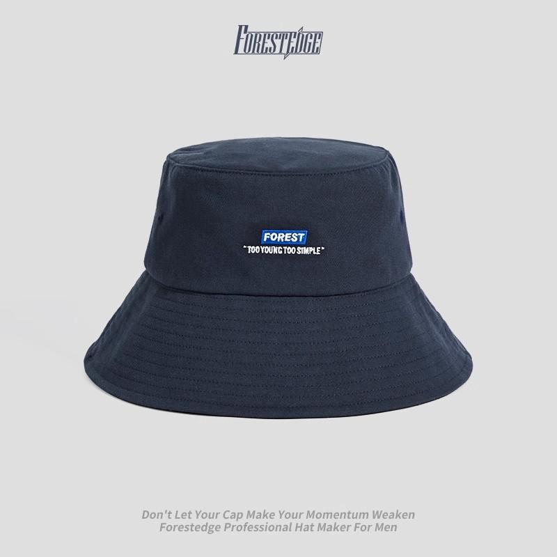 Mens Wide Brim UV Protection Bucket Hat Cotton Breathable Sun Outdoor Travel