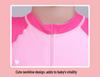 Korean Style Princess One-Piece Cartoon Swimsuit for Girls (Customizable)