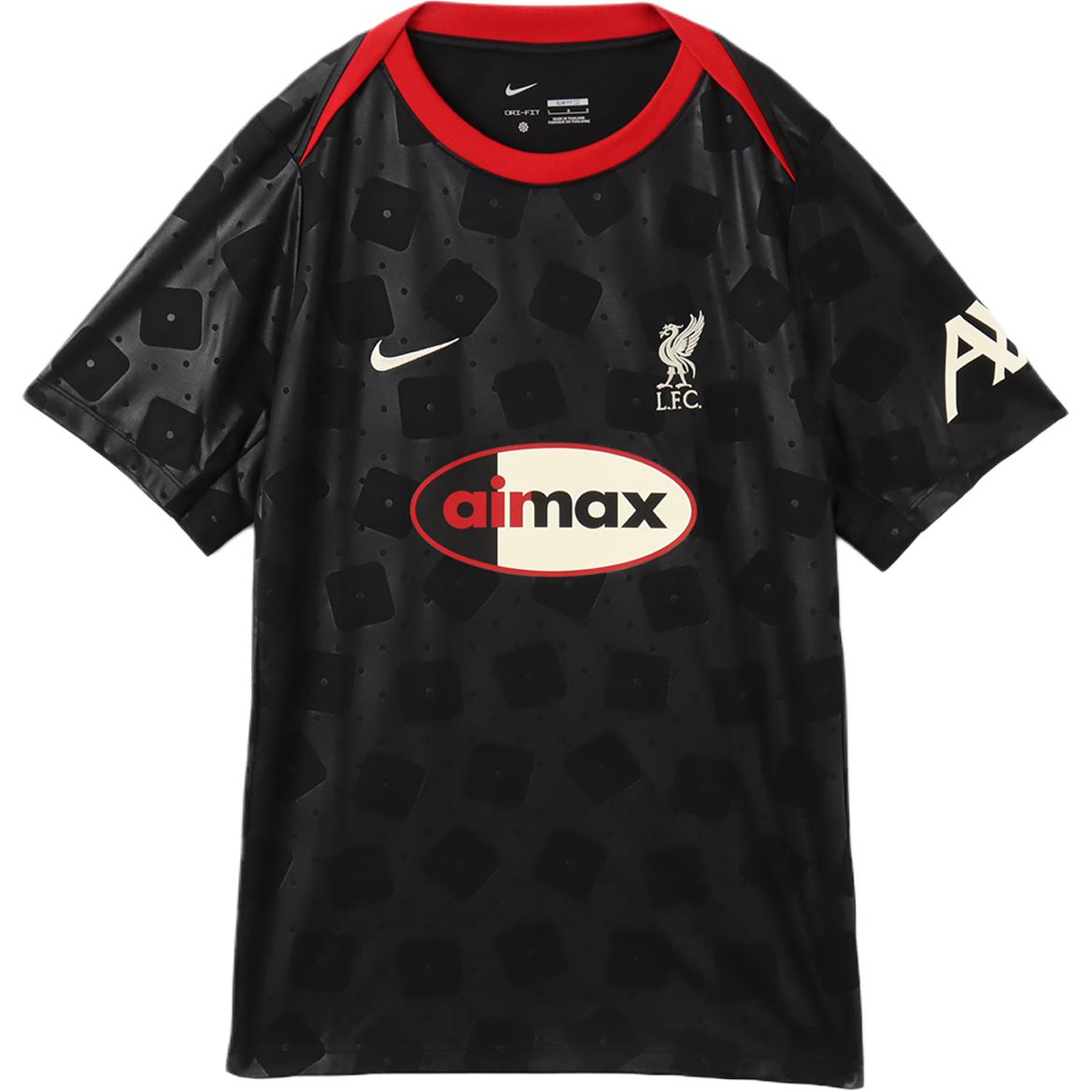 Nike Dri-Fit SS25 LFC MNK DF ACDPR SSTOP K С круглым вырезом Модная Мягкая Удобная Футболка с коротким рукавом Унисекс Футболки Черный IF5969-011 S