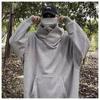 High-Street Vibe Men's Oversized American Heavy Sweatshirt with Hood
