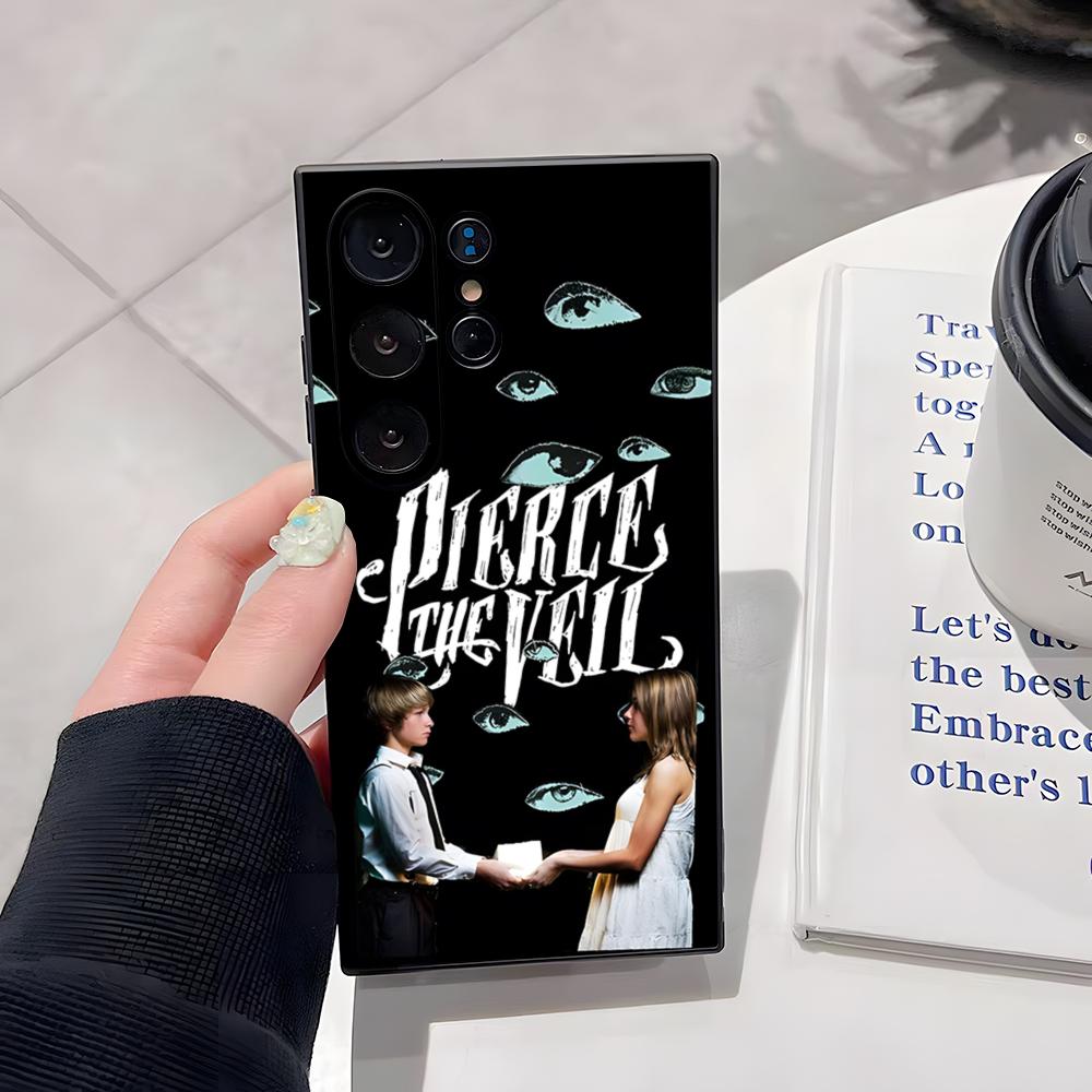 Pierce The Veil Band Phone Case For Samsung S26 Ultra S25 Edge Ultra S23 S22 S21 S20 Ultra Plus S24 Fe Cover