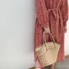 Women Bohemian Beach Handbag Rattan Wicker Straw Tote Bag Large Capacity Female Casual Travel Handbag