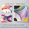 3pcs Colorful Cartoon Animal Print Bedding Set-Universal Three-Piece Suit for Bedroom, Guest Room, Living Room, Hotel Decorations-Perfect Gi