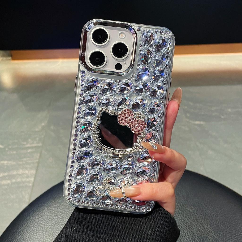 Luxury Rhinestones Are Suitable for Huawei Pura90 Mobile Phone Case Honor 600 Full Diamond Kt Mirror To Enjoy 90 Brackets X8D Women