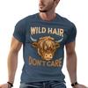 Vache Écossaise Bétail Fermier Écossais T-shirt Unisexe T-shirts Unisexe T-shirt Graphique Coton Unisexe T-shirt Anime T-shirt