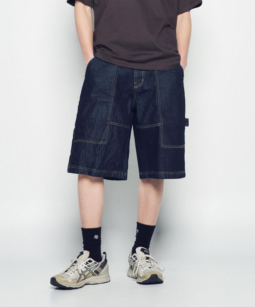 ACME DE LA VIE Zipper Detail Denim Short Pants (2Color)