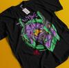 Neon Genesis Evangelion Tshirt Eva Unit 01 Japanese Black Anime Shirt All Size