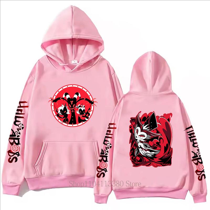 Helluva Boss Graphic Print Hoodies Men Women Casual Harajuku Fashion Autumn Winter Long Sleeve Fleece Pullovers Sweatshirts