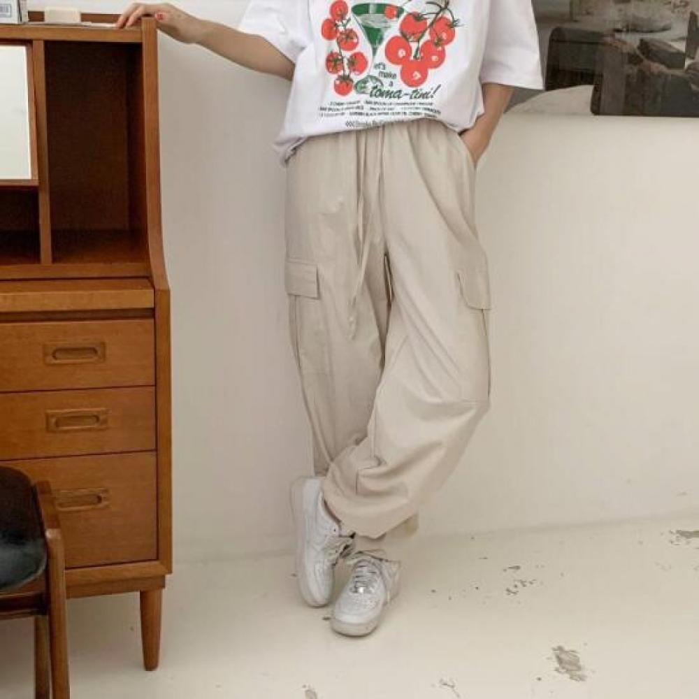 New ArrivalS Open Run Women S caSual Pocket deSign Two Way Banding Cargo pantS