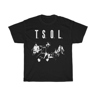 TSOL T-shirt SoCal Hardcore Punk Vintage uniseks T-shirt, Uniseks Katoenen Shirt