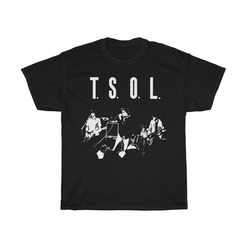 TSOL T Shirt SoCal Hardcore Punk Vintage t-shirt, Unisex cotton Shirt Unisex T-Shirt XL