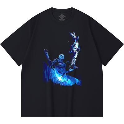 230 g/m² 100% Bavlna T-shirt Heavy Metal Rocková Kapela Tisk Populární Hudby Unisex Těžký Bavlněný T-shirt