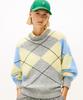 TOMMY HILFIGER Alpaca Blend Argyle Crewneck Sweater (T22G0Kto005Wt10Im)