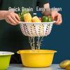 Chahua Nordic Double-Layer Plastic Drain Basket