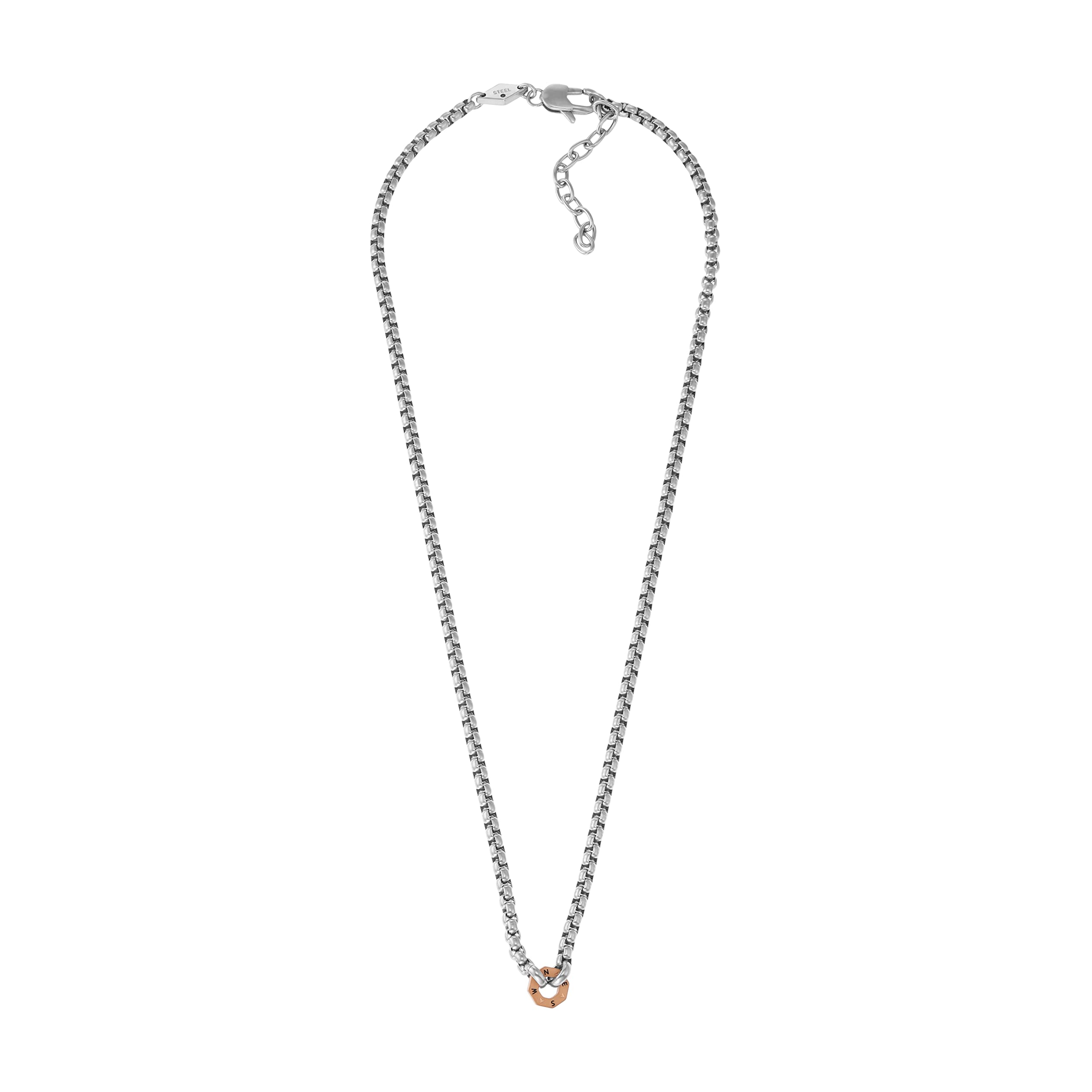 

SAWYER Two Tone Stainless Steel Chain Necklace [Fossil]