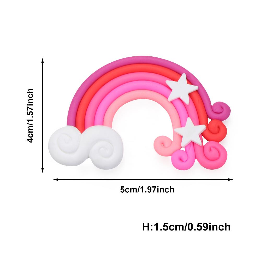 1 PC New Cute 5D Diamond Painting Tools Rainbow Clouds Elephant Magnet Cover Minder for Parchment Paper Cover Holder Accessories