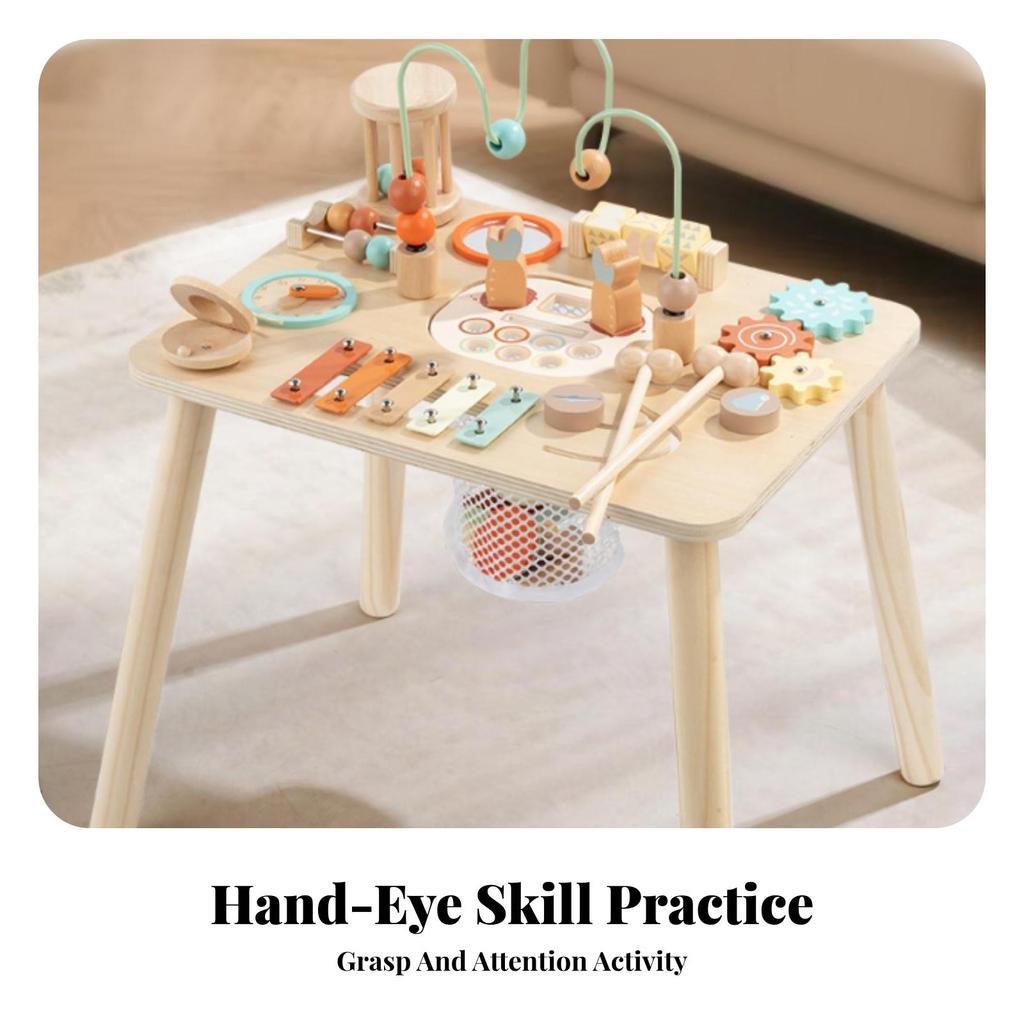 Aktiver Aktivitätstisch Multifunktionale Kindermöbel für Spielzimmer, Kinder