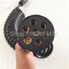 Truck Trailer Cable Semi-trailer Connection Cable 7-core Spiral Cable Assembly Power Reel Trailer Breakaway Electrical Plugs