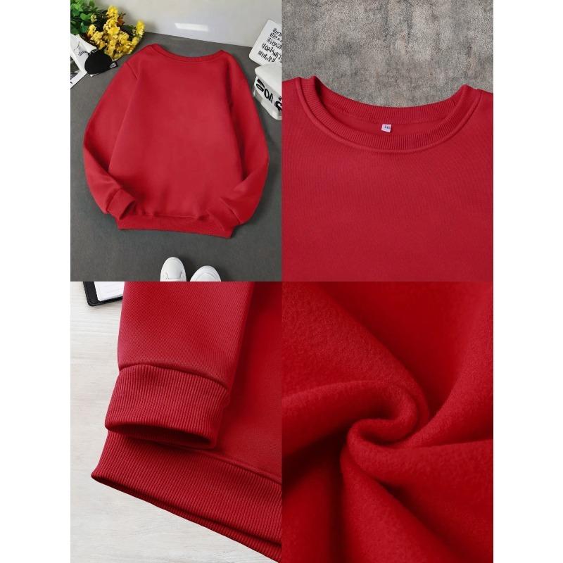 European Sizes New Fashionable Kids' Sweatshirt, Comfortable Crewneck Sweatshirt for Kids, Casual Versatile Trendy Printed Top for Students