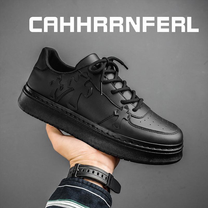 Croxin Board-Schuhe, Studentenmode, vielseitige Straßen-Herrenschuhe, Schwarz, Khaki, Grau, Sport-Laufschuhe