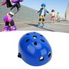 Children Bicycle Helmet Lightweight Safety Shock Absorption Sturdy Construction Breathable Kids Skate Helmet Blue