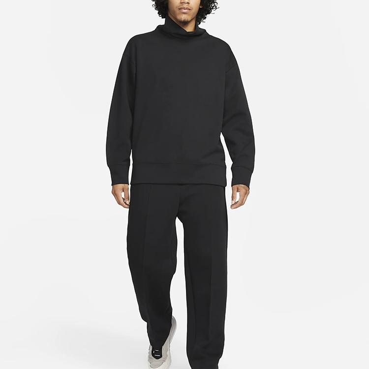 Nike Sportswear Tech Fleece Reimagined Oversized Sweatshirt Black/Black Men Streetwear FB8170-010