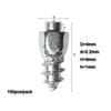  Snow Tire Studs Winter Tire Screws Ice Traction Spikes 200PCS Heavy Duty Steel Alloy Anti-Skid Screws for Car Truck Motorcycle with Drill Sleeve Easy