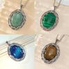 No Ip Item Alloy Hollow Pendant Necklace For Diy Jewelry Making Craft