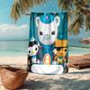 Ultra-Soft Beach Towel with The Octonauts Theme,Ideal for Pool - Camping, Diving - Perfect Travel Essential, Vibrant Beach Towel.