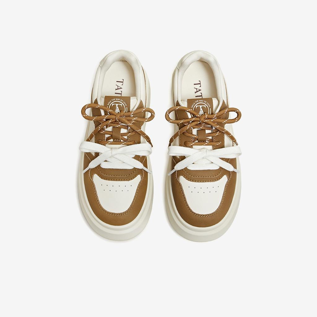 TATA/He She 2026 Spring Fashion Casual Versatile Board Shoes