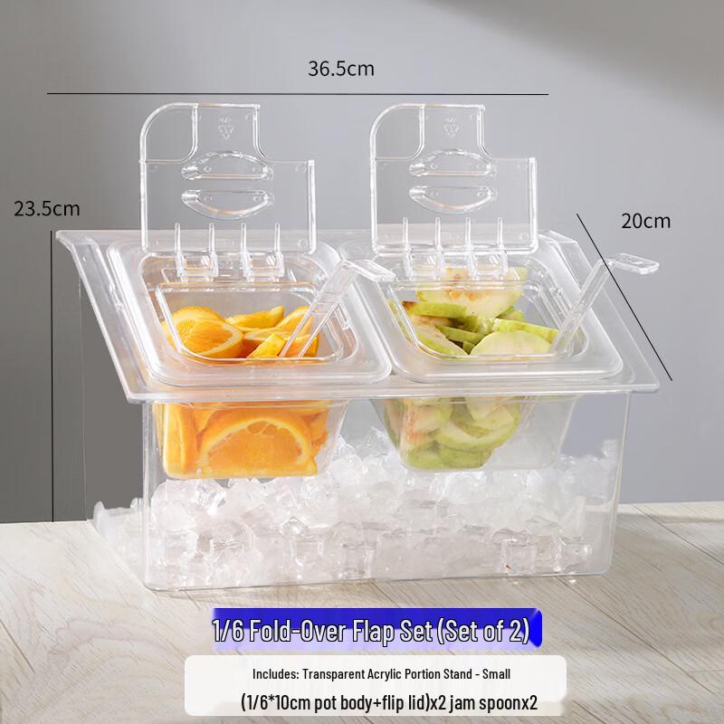 Handun Transparent Condiment Portion Box