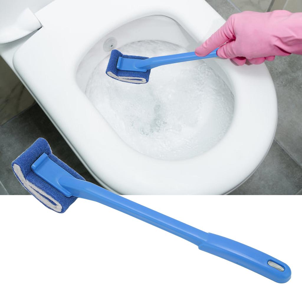 Toilet Brush Clnser Soft Curved Design Bathroom Clning Scrubber Tool