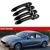 1 Set Glossy Black Smart Door Handle Cover Trim Fit for Maserati Ghibli Sedan 2014-—L49A