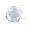 1/10pcs 3g Clear Plastic Jar Cosmetic Cream Box Small Empty Sample Containers Pots Nail Art Storage Transparent Boxes