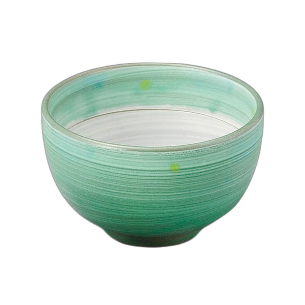 Fresh Green (Earthenware) Natsume 5.5 Bowl [16.5 x 10.2cm] | Bowl |