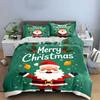 Christmas Santa Bedding Set Bedding Duvet Cover Set Duvet Cover Pillowcases (1 * Duvet Cover 2 * Pillowcases, Without Duvet Insert)