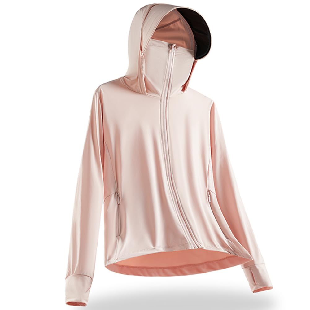 HOTIAN Rash Guard for Men and UV Protection Cool To the Summer Rash Long UPF Sun and Women, Hoodie, Touch, Guard, Sleeve, Hooded, 50+, Protection,