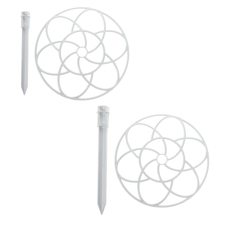 White Plastic Garden Stackable Bonsai Climbing Frame Plant Cage Frame Plant Support Stand Climbing Vine Rack Gardening Supplies