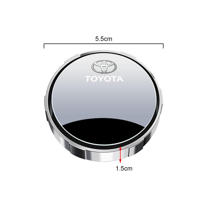 360 Degree Adjustable Blind Spot Mirror Car Auxiliary Rearview Convex Mirror Wide Angle Mirrors for Toyota Gazoo Racing Corolla TRD Yaris Auris Rav4