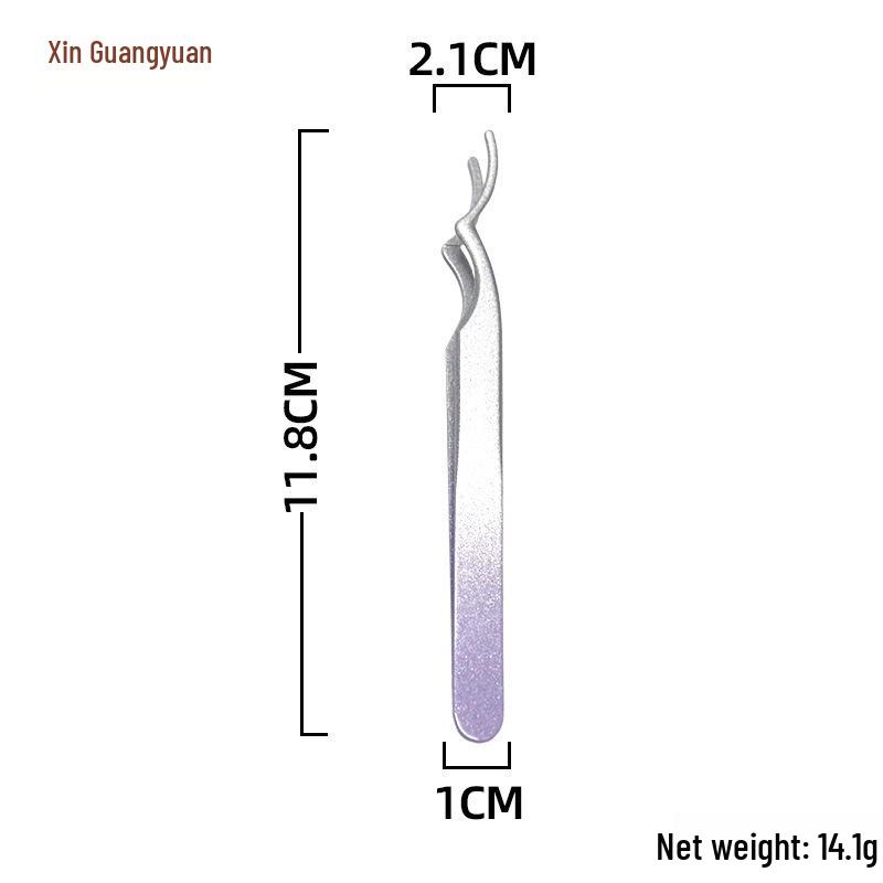 Gold Feather Eyelash Extension Tweezers – Professional Artist Blooming Tool