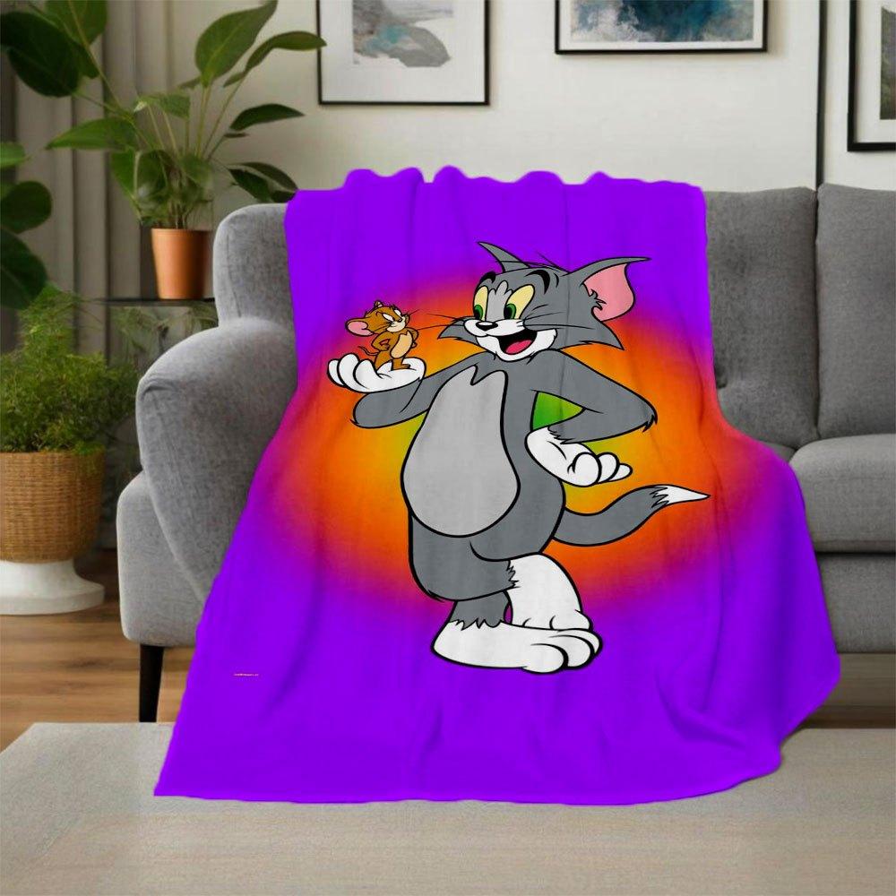 Tom Jerry Phone Wallpaper - Cute Cartoon Wallpapers for KidsBlanket Flannel Throw Blanket for Sofa, Bed, Travel, Camping, Office